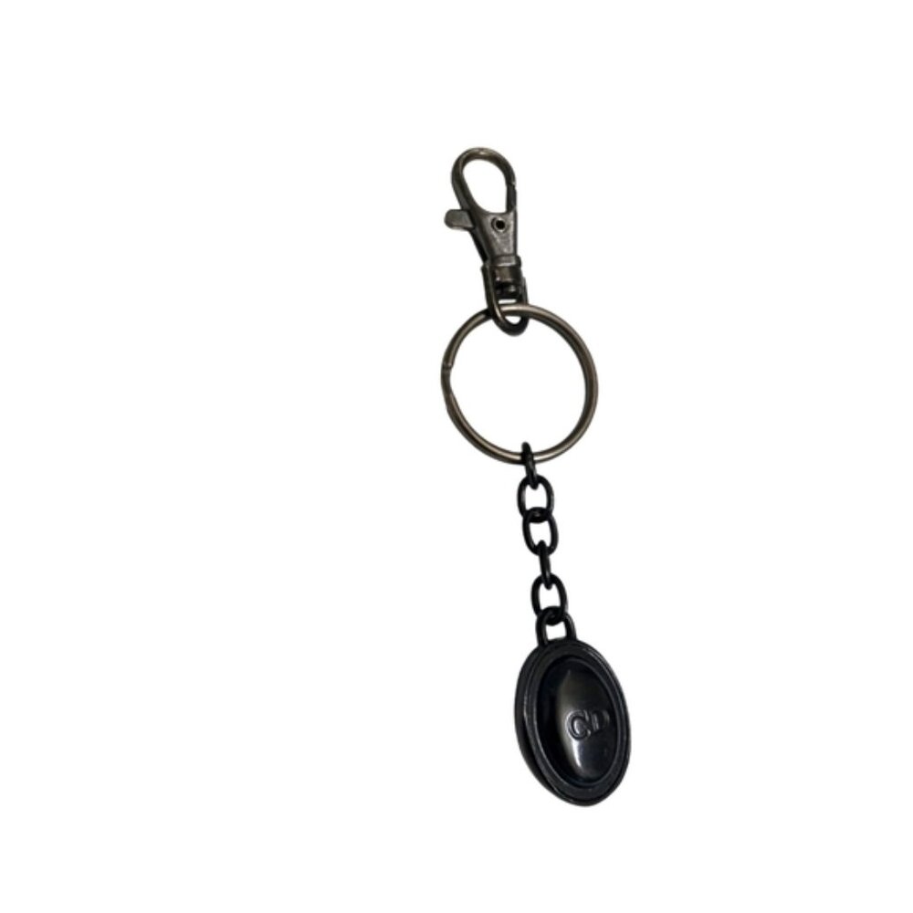Dior Black Bag Charm Circa - Keychain Upcycled/Repurposed